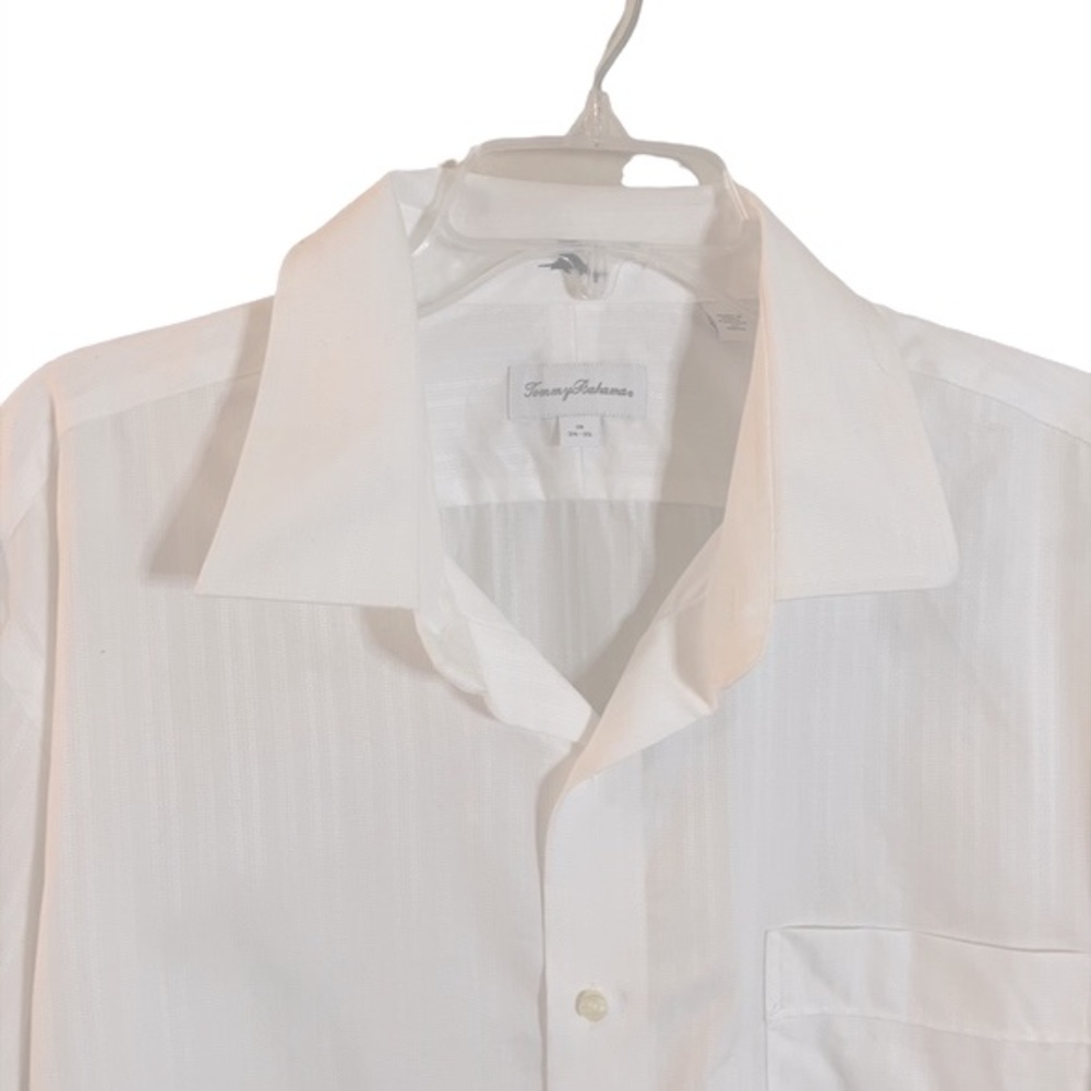 NWT Tommy Bahama White Texture Button Down Shirt - Picture 3 of 10